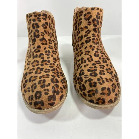 Ankle Boot Womens Leopard Journey Collection Footwear Livvy Size 8 - Picture 5 of 11